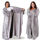 Office/Home Warm Blanket with Sleeves for Outerwear, 177x154cm