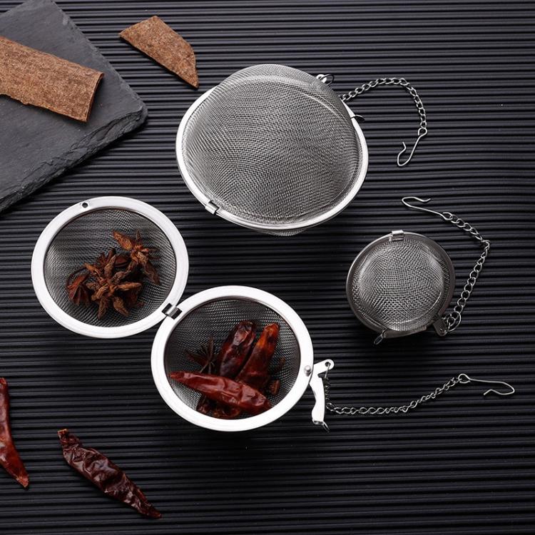 304 Stainless Steel Spice Ball Tea Strainer, Medium