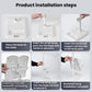 Xiajule Multifunctional Bookshelf Eye-Caring Desk Lamp, Adjustable Brightness LED Bedroom Reading Light