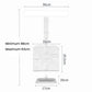 Xiajule Multifunctional Bookshelf Eye-Caring Desk Lamp, Adjustable Brightness LED Bedroom Reading Light