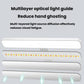 Xiajule Multifunctional Bookshelf Eye-Caring Desk Lamp, Adjustable Brightness LED Bedroom Reading Light
