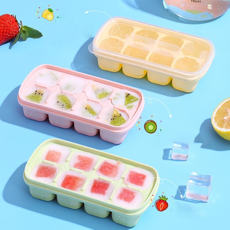 LsCook TPE Ice Tray Jelly Yogurt Ice Cube Mold