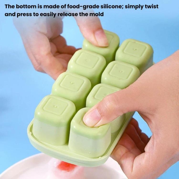 LsCook TPE Ice Tray Jelly Yogurt Ice Cube Mold