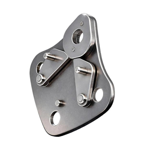 XINDA Continuous Belay System Diverter 304 Stainless Steel Rope Connector for Adventure Parks, Zipline, Vi Ferrata, and High Ropes Courses