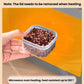 Kitchen Refrigerator Storage Container Food-Grade Freezer Box, LsCook Square PP5