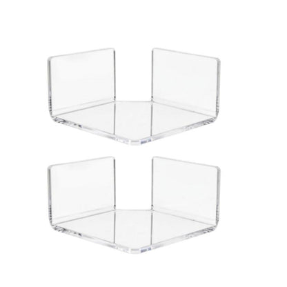 Wall-mounted Corner Shelf Triangular Floating Shelf For Security Cameras