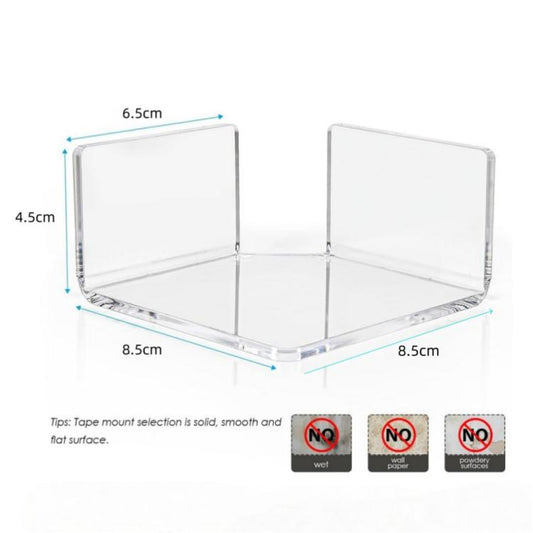 Wall-mounted Corner Shelf Triangular Floating Shelf For Security Cameras