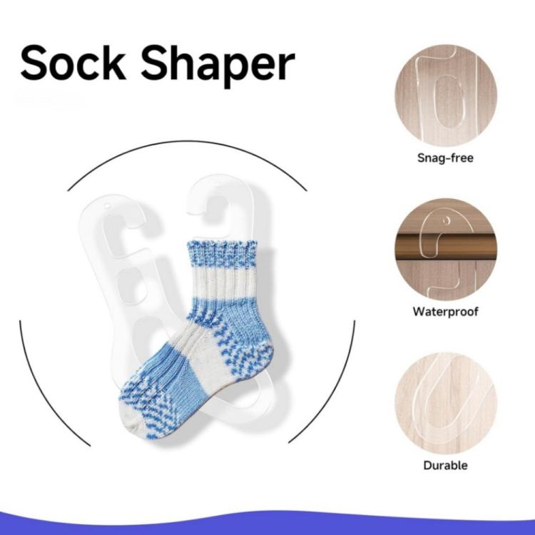 Acrylic Handmade Socks Maker Holder Sock Storage Rack, 1pc, 2pcs