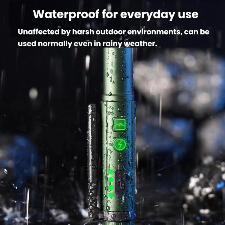 Multifunctional Dual Magnetic Pen Clip Flashlight, Outdoor Portable Inspection Work Pen Light