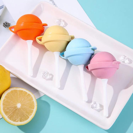LsCook Lollipop-Shaped Ice Pop Popsicle Mold Baby Food Freezer Trays