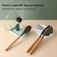 LsCook Folding Pot Lid Holder Kitchen Stove Top Storage Rack