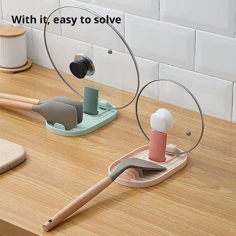 LsCook Folding Pot Lid Holder Kitchen Stove Top Storage Rack