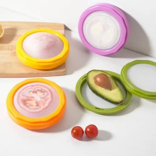 Transparent Refrigerator Food Storage Container, LsCook 4-Piece Set
