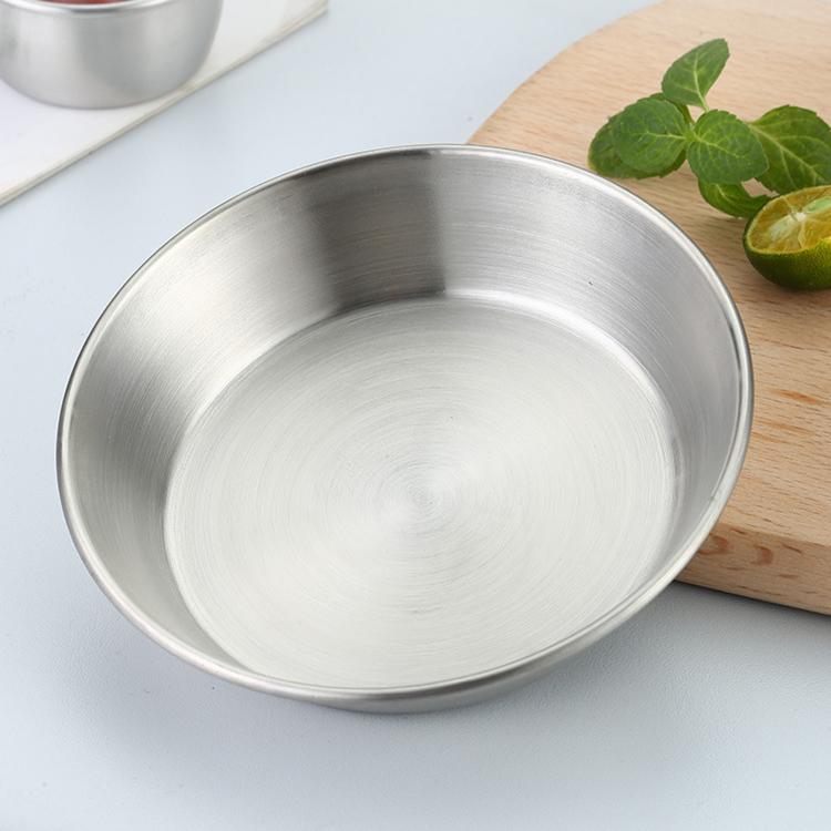 304 Stainless Steel Sauce Dish Round Multi-Purpose Serving Dish, LsCook 8cm