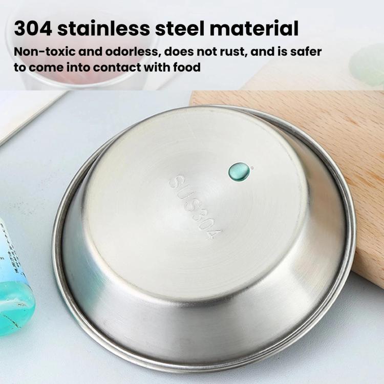 304 Stainless Steel Sauce Dish Round Multi-Purpose Serving Dish, LsCook 8cm