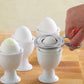 Stainless Steel Egg Cracker Handheld Household Egg Peeler, LsCook