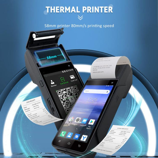 Z90N Supermarket Mobile Bill Payment POS Machine, Handheld Cash Register With Credit Card NFC Function, EU Plug