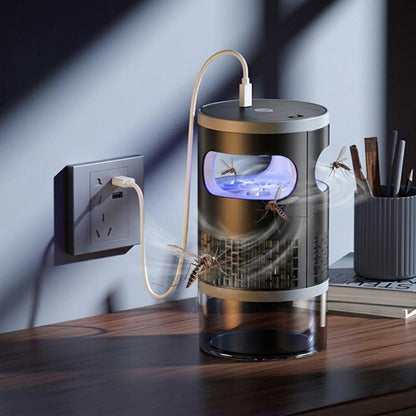 Home Smart Indoor Automatic Mosquito Killer Night Light, Direct Plug-in, Battery Rechargeable, Inhalation Shock