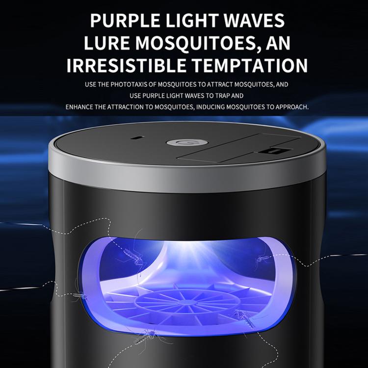 Home Smart Indoor Automatic Mosquito Killer Night Light, Direct Plug-in, Battery Rechargeable, Inhalation Shock