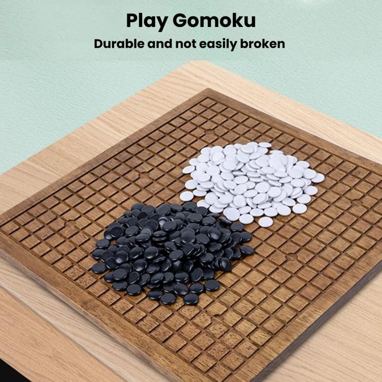 Go Board & Stones Set With Storage Jar, Gomoku Educational Puzzle Toy, MDF Red, Solid Wood