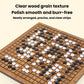 Go Board & Stones Set With Storage Jar, Gomoku Educational Puzzle Toy, MDF Red, Solid Wood