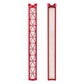 Dyson PencilVac replacement filter set with red frame and white pleated cartridge