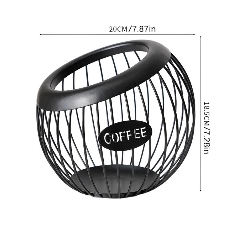 Open Coffee Capsule Storage Rack, Bar Counter Display Stand For Coffee Shop