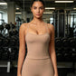 Fitted Flattering Backless Long Yoga Vest Sports Bra, S, M, L, XL