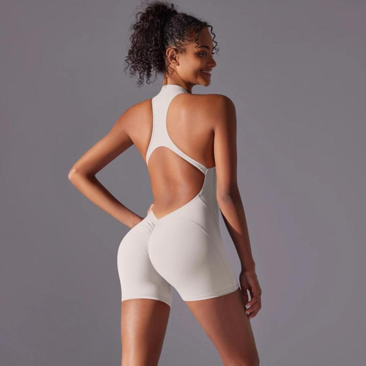 High-Intensity Tight-Fitting Backless Bodysuit/Yoga Wear, S, M, L, XL