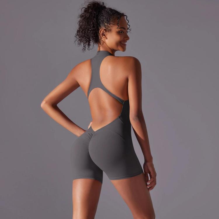 High-Intensity Tight-Fitting Backless Bodysuit/Yoga Wear, S, M, L, XL