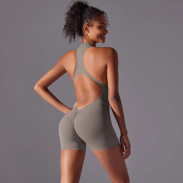 High-Intensity Tight-Fitting Backless Bodysuit/Yoga Wear, S, M, L, XL