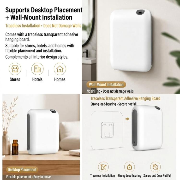 Home Smart Aromatherapy Diffuser Essential Oil Diffuser Automatic Fragrance Diffuser, OV2Pro US Plug, OV2Pro UK Plug, OV2Pro EU Plug, OV2Pro AU Plug, OV2 Battery+USB Power