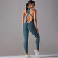 Long High-intensity Tight-fitting Backless Bodysuit/Yoga Wear, S, M, L, XL