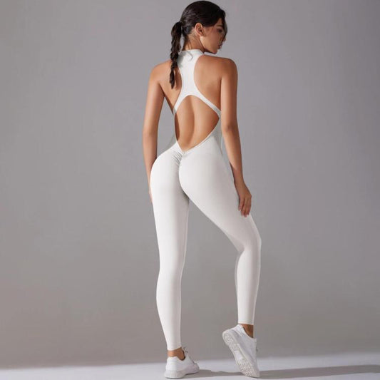 Long High-intensity Tight-fitting Backless Bodysuit/Yoga Wear, S, M, L, XL