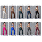 Long Yoga Backless Hip Lift Slimming Wide-leg Bodysuit, S, M, L, XL