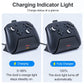 Charging dock stand showing orange charging indicator light
