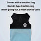 Color Block Dog Vest With Paw Print, Breathable Mesh Pet Harness Vest With Leash Attachment, XS, S, M, L, XL, 2XL