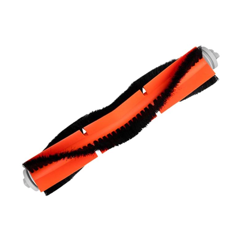 Orange and black main brush roller for robot vacuum