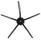 Black side brush for robot vacuum with five arms