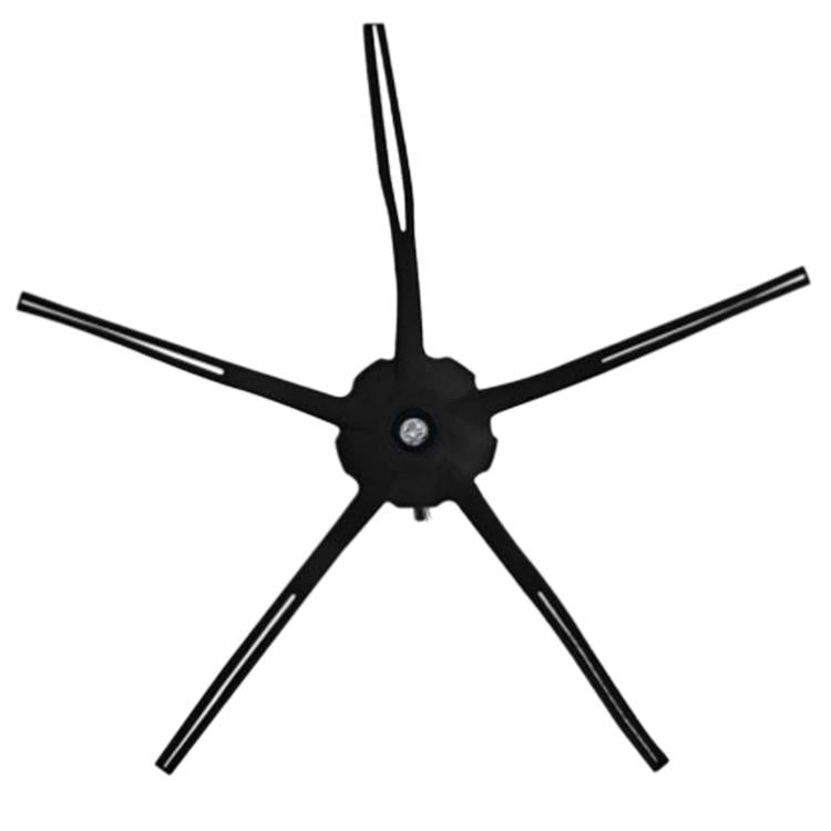 Black side brush for robot vacuum with five arms