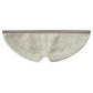 Grey half-round mop pad for robot vacuum