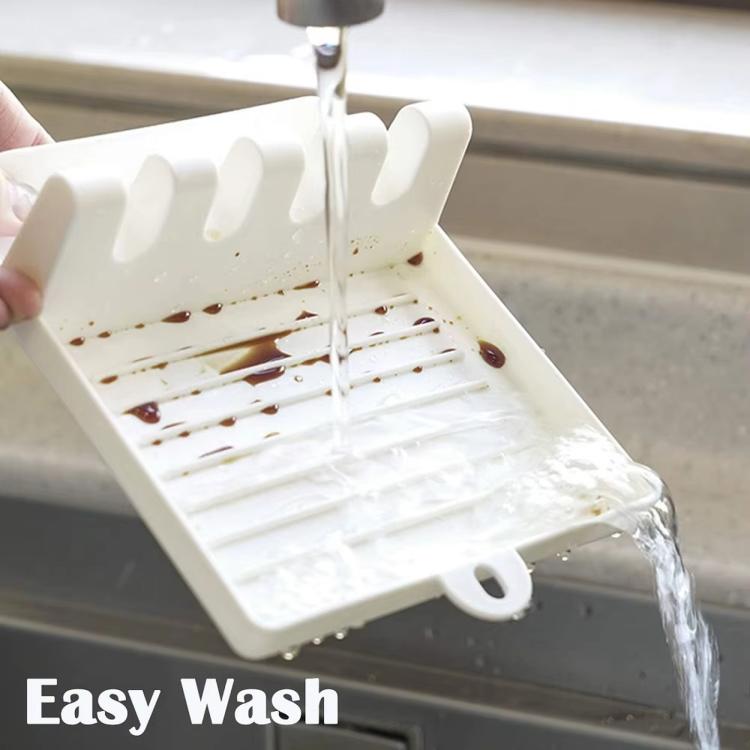 LsCook Kitchen Spatula Holder Storage Rack Multifunctional Utensil Organizer Drainer