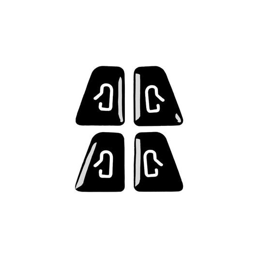 For Tesla Model 3 / Model Y 4pcs /Set Door Switch Stickers, Tesla Model 3 / Model Y