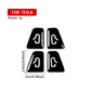 For Tesla Model 3 / Model Y 4pcs /Set Door Switch Stickers, Tesla Model 3 / Model Y