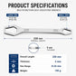 8–24 mm adjustable self-aligning wrench, 230 mm overall length