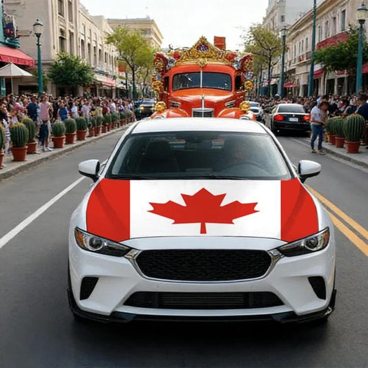 USA-Canada-Mexico World Cup Cheering Flag Dustproof Car Cover, Mexico, Canada, United States, Brazil, Argentina, France, Germany, Belgium, Saudi Arabia, South Korea, Ghana, Portugal, United Kingdom, Australia, Japan, Paraguay, Turkey, England, Switzerl...