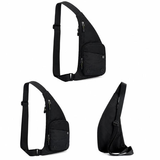 Crossbody Bag Color-Blocked Waterproof Sports Casual Chest Bag