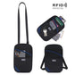 JUNLETU RFID Anti-Theft Card Holder Passport & ID Protector Ticket & Coin Pouch