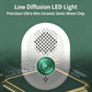 Plug-in ultrasonic repellent lamp with circular grille and LED light feature