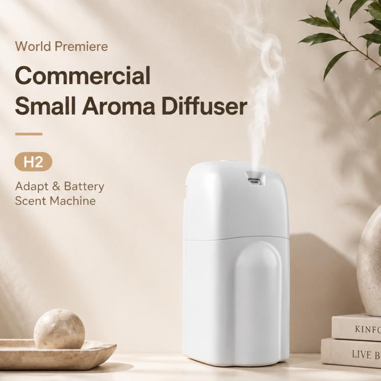 White small aroma diffuser with mist plume